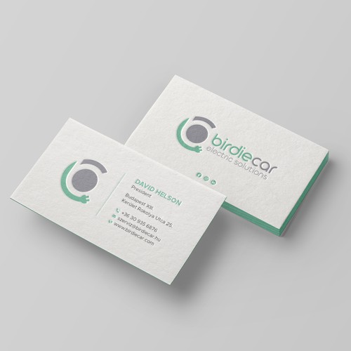 business card for company called birdie Design by Taaiebah