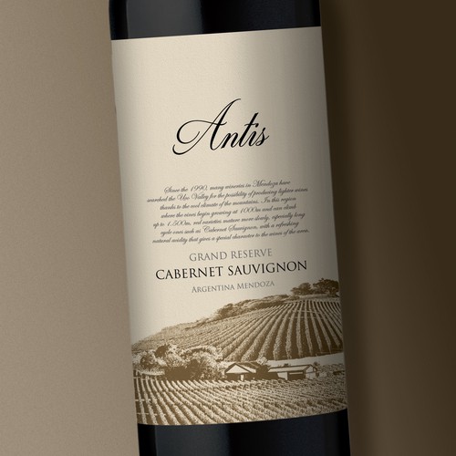 Attractive Wine Label Needed for Argentinian Wine Design by Debdutta*