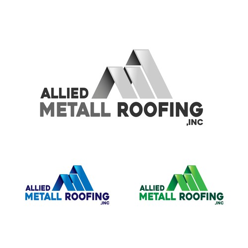 Allied Metal  Roofing logo Design by Khane29