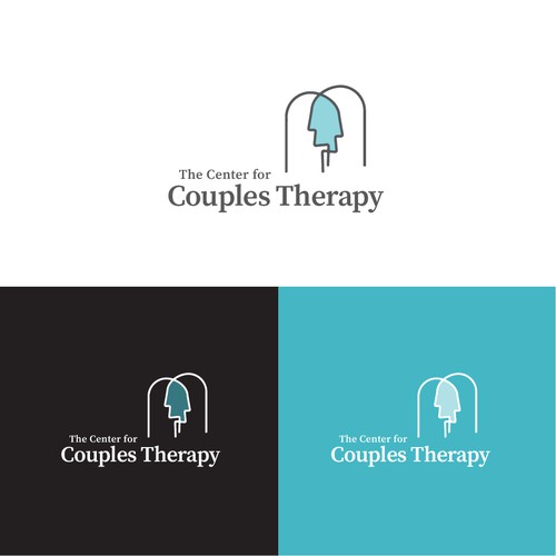 Simple, elegant logo to attract discerning couples therapy clients Design by Guane