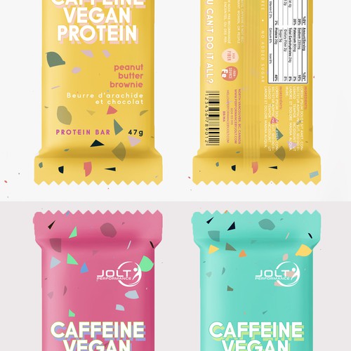 Design a modern, catchy package for a healthy premium energy bar Design by vitalfuerze