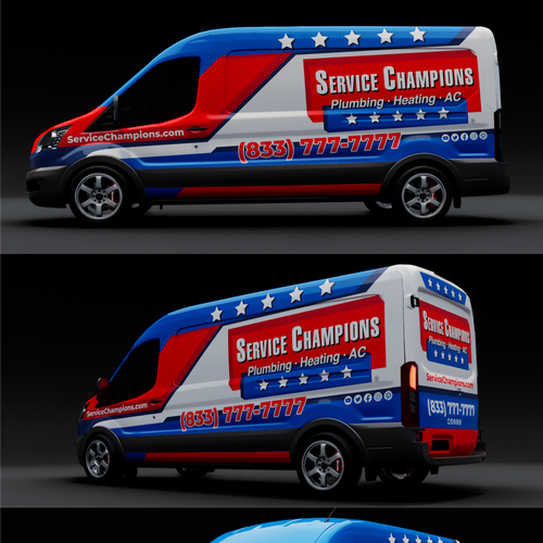 Van Wrap For Service Company Design by TANSA ART