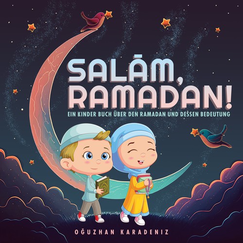 Children´s Book COVER to teach children about Ramadan in a lovely way Design by Jandali