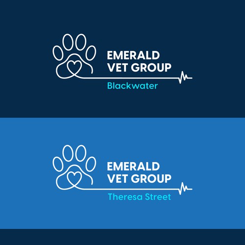 Emerald Vet Group Logo Design by Seif.