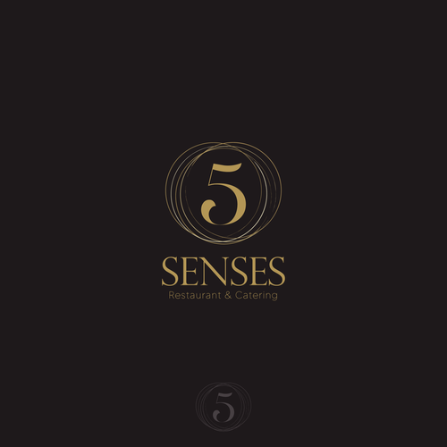 Restaurant logo to stimulate 5 senses Design by InfinityDesign.lp