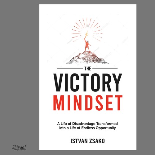 Design a powerful "Victory Mindset" book cover [no boring designers allowed!]-ontwerp door Shivaal