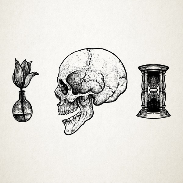 Memento Mori Tattoo Design