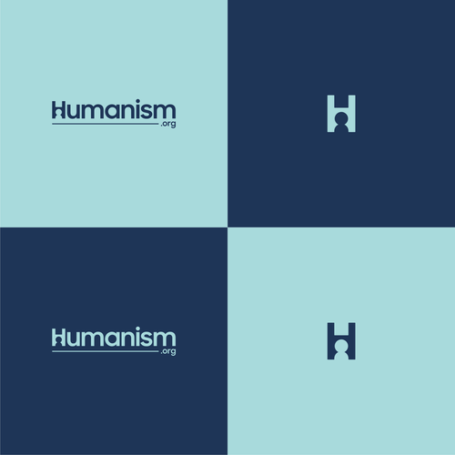 Logo for humanism.com community site for humanists Design by onripus