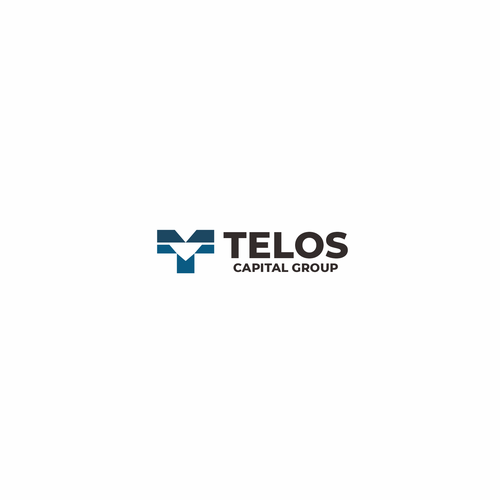 Professional, modern style logo with either "Telos" or "Telos Capital Group" written next to it roughly the same size Design by MuhammadAria