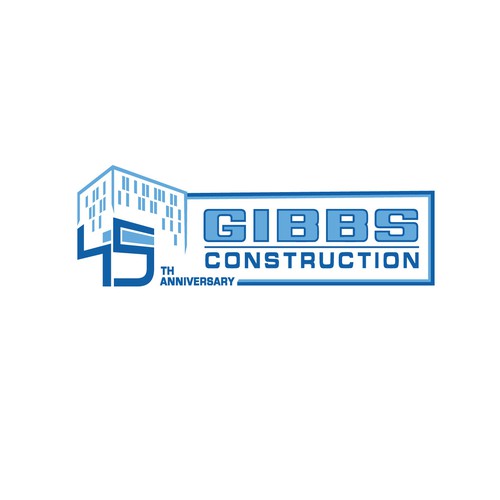 Modern & Creative Logo for our Construction Company 45th Anniversary Design by luce y turo