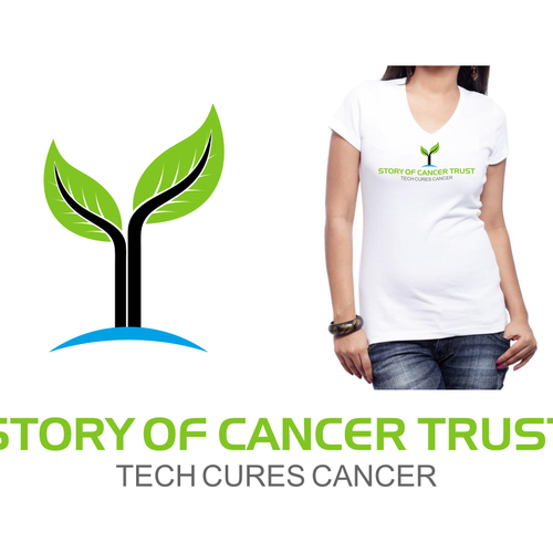 logo for Story of Cancer Trust Design by Amerka