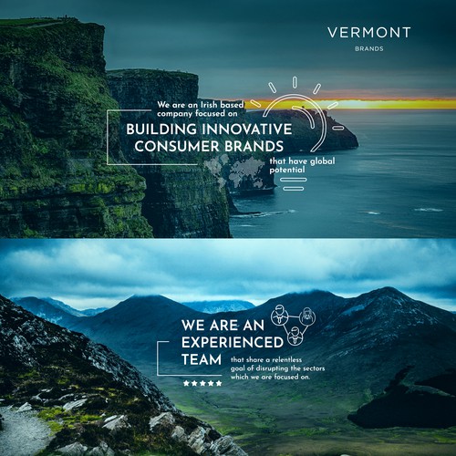 Proposition sur un concours de Design de landing page, réalisée par thecenx