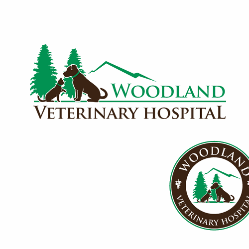 Create a new logo for Woodland Veterinary Hospital Logo design contest