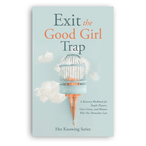 "Book Cover for People Pleaser Workbook" winning Book cover