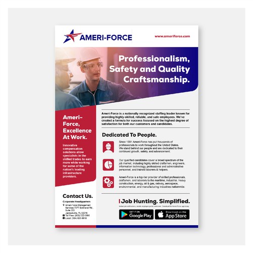 Ameri-Force electronic brochure Design by RidwanRusdianto