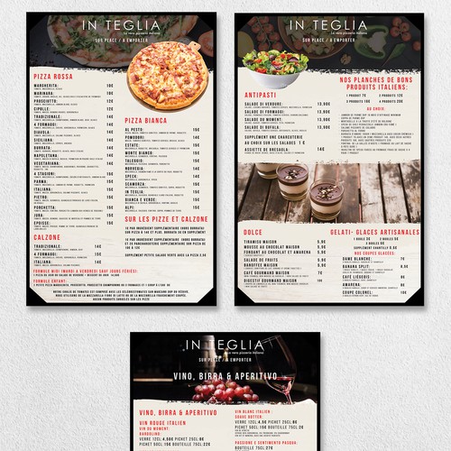 Menu contest entry by Graph Webs