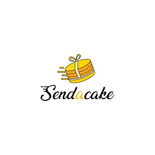 Send A Cake needs a gorgeous fun logo Design by MercClass