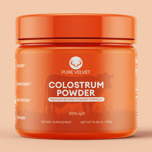 Design di Re-design Supplement Label to capture Amazon shopper attention & boost CTR - Colostrum Powder di SONUPARMAR