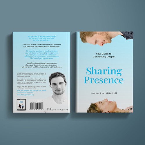 Mindfulness Book Cover on Sharing Presence Design by SantoRoy71