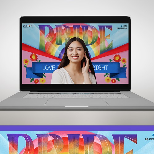 Virtual backgrounds for PRIDE month (multiple winners) Design by Surabhi Pitti