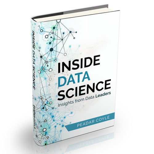 Design a cool, trendy ebook cover for 'Inside Data Science'. Design by Dreamz 14