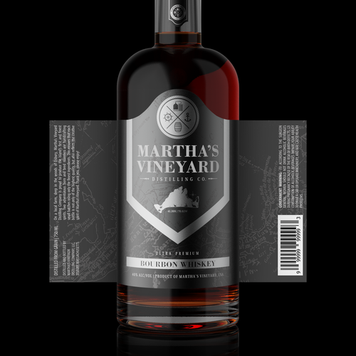 New bourbon bottle label Design by Kirill D.