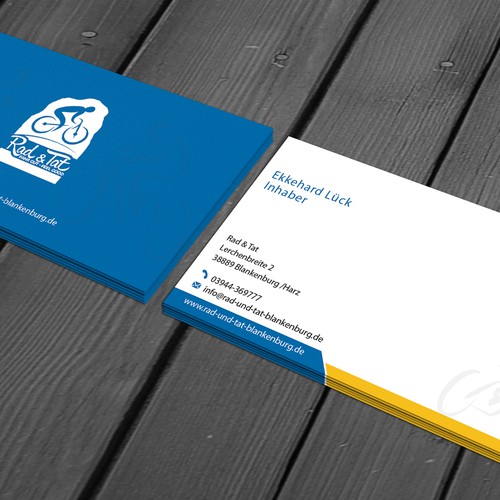 **modern Bike-store needs Business-Cards** Design by deviserpark