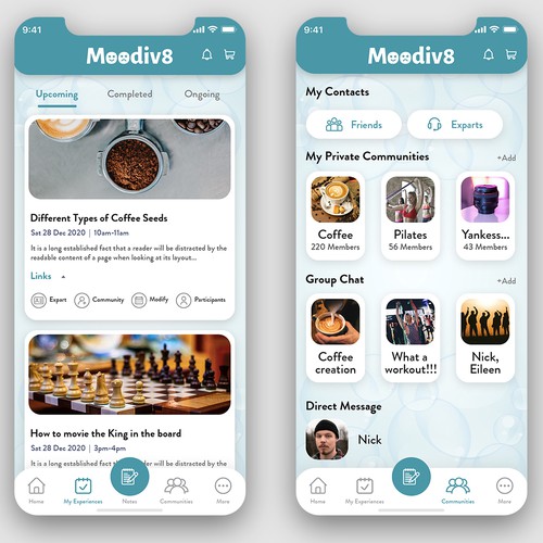 'Design an awesome app to elevate online experiences!’ Design by MercClass