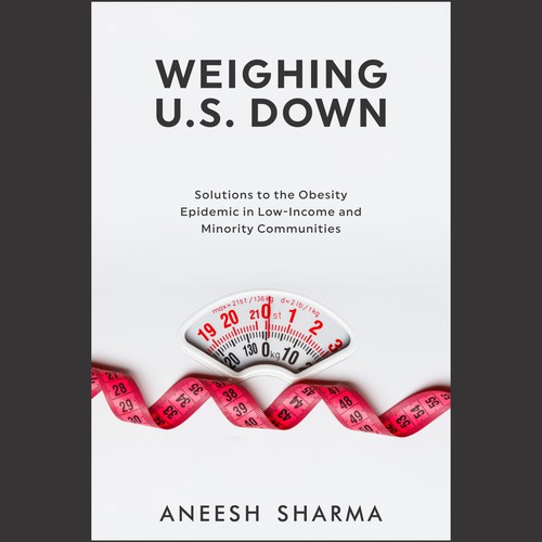 Book Cover: Non-fiction book on the obesity epidemic. Front, back, and spine - paperback & ebook. Ontwerp door kmohan