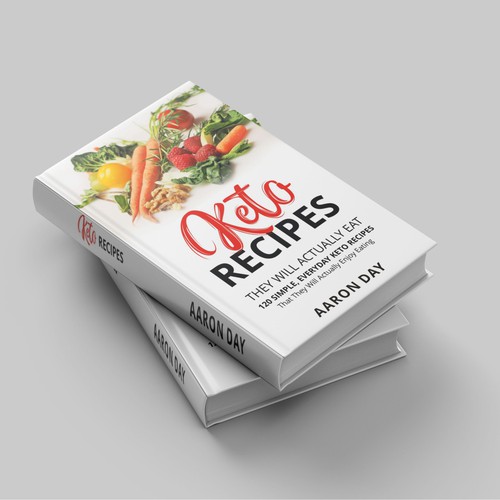 Diseño de Design Healthy Ketogenic Recipe Book Cover de crowzart designs