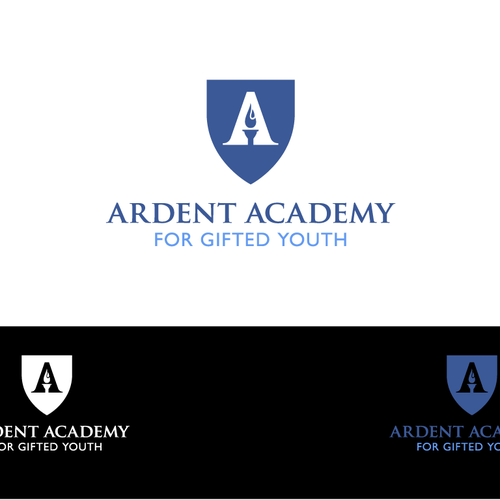 Create a new logo for Ardent Academy, a K-12 STEM education startup (science, technology, engineering and math) Design réalisé par aurelizza