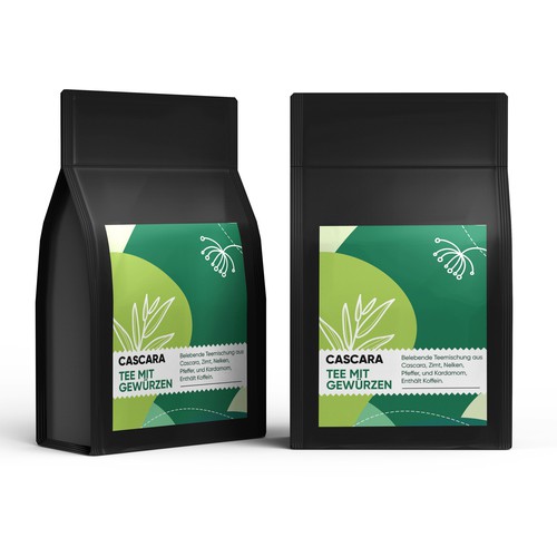 Design Cascara tea label por Experiva