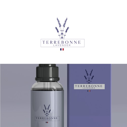 Design a contemporary French influenced logo for a lavender farm targeting aromatherapy Design by designbyviolet