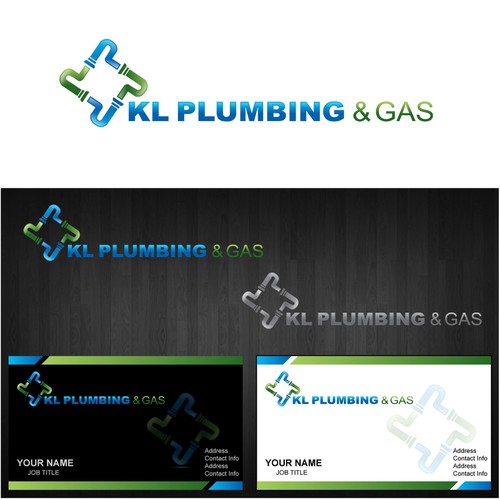 Create a logo for KL PLUMBING & GAS Ontwerp door ramesh shrestha