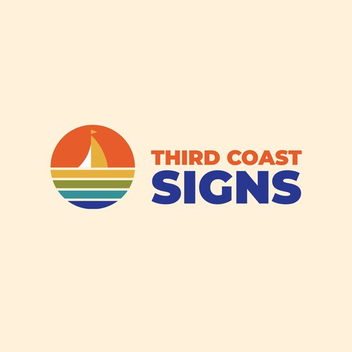 New vibrant business logo and branding for a sign making company serving Chicago Design by Azwar_Design®