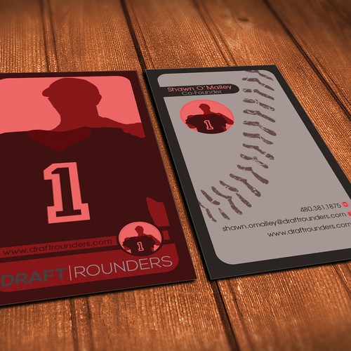***Draft Rounders needs a new business card*** Design by aMeliquor