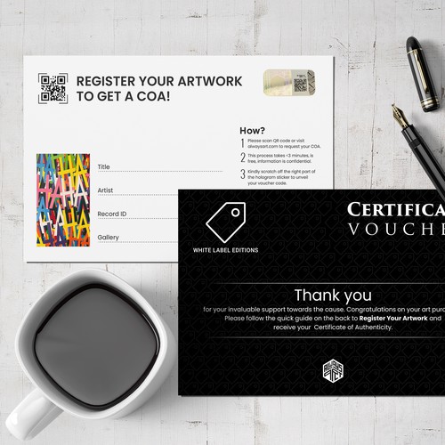 Certificate Voucher Design by Sketch Media™