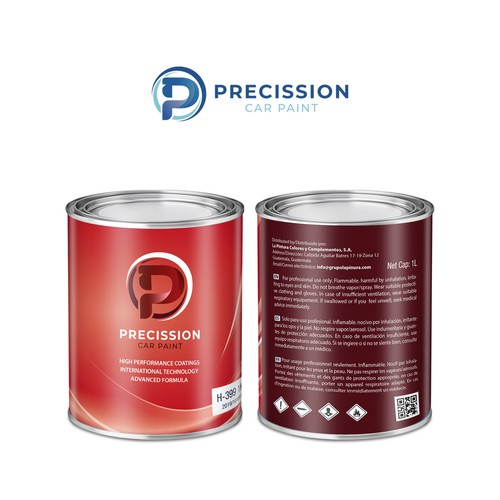 Label for Professional Automotive Refinish Products-ontwerp door creationMB