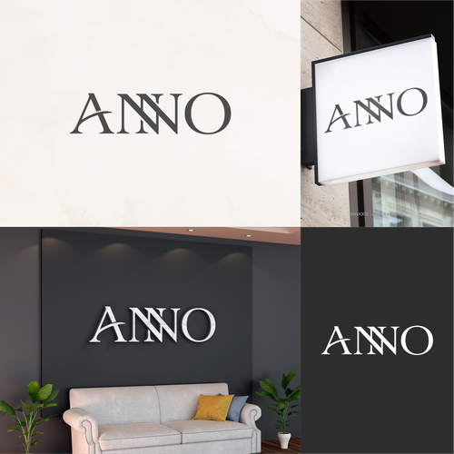 Craft a Unique Wordmark and Monogram for ANNO's Luxury Evening Wear Réalisé par Ardi Karisna