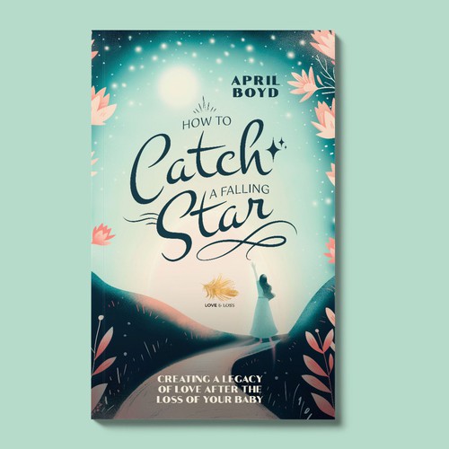 Design a book cover for "How to Catch a Falling Star" Design by Esteban Ibarra
