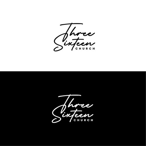 Can you turn the name "Three Sixteen Church" into a cool logo? Réalisé par KenTrix16