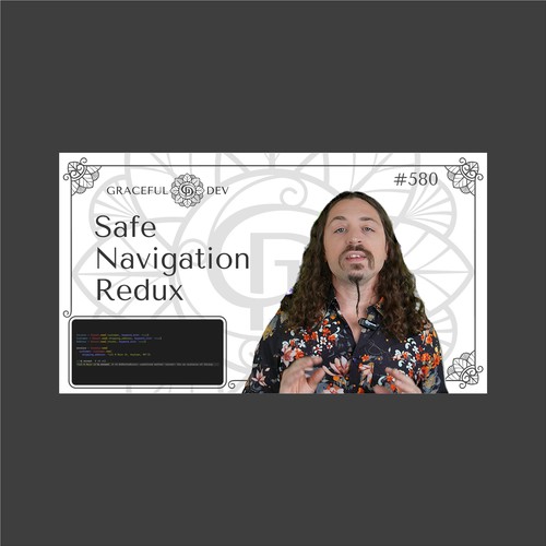 Video (YouTube etc.) Thumbnail Template for Software Development Screencast Episodes Design by ghandy ginanjar