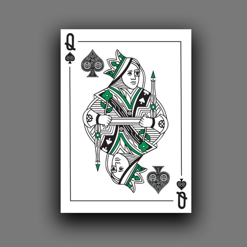 Original Artistic Poker Card Design Diseño de ⭐ilLuXioNist⭐