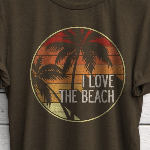 [GUARANTEED] Beach-themed tee-shirt Design by smwdy