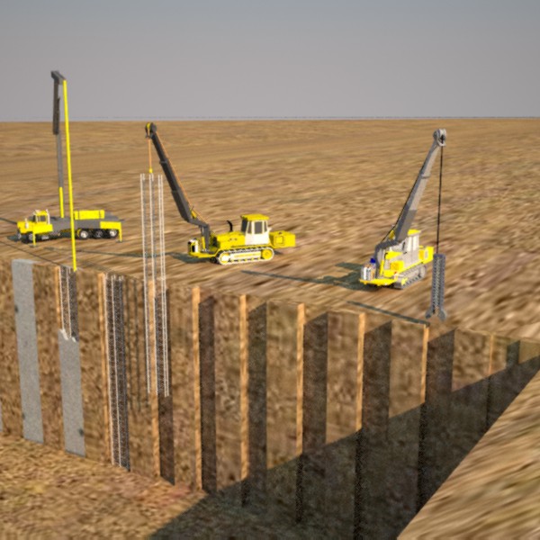 Geotechnical Construction technical drawling