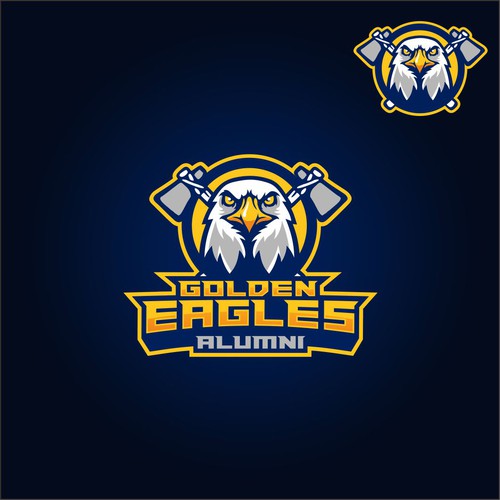 Basketball Team Logo for the 'Golden Eagles' (fast-tracked contest)! Design by Zamzami