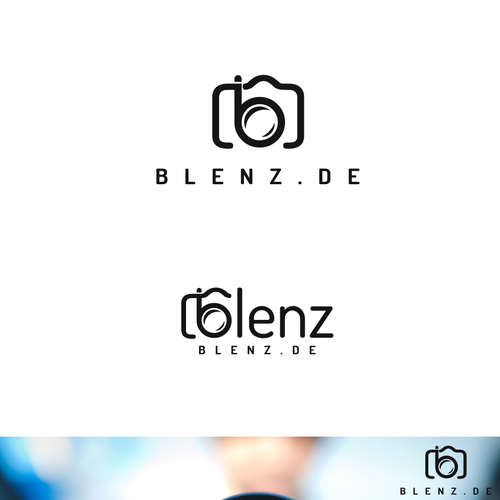 photography logo blenz.de Design by cv design