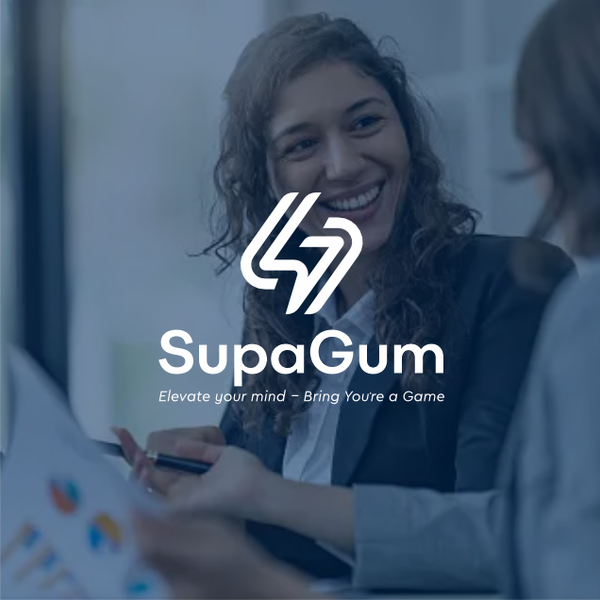 Bold and strong concept SG initial + energy icon