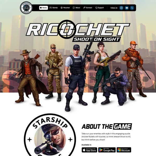 STARSHIP GAMES WEBSITE REDESIGN
