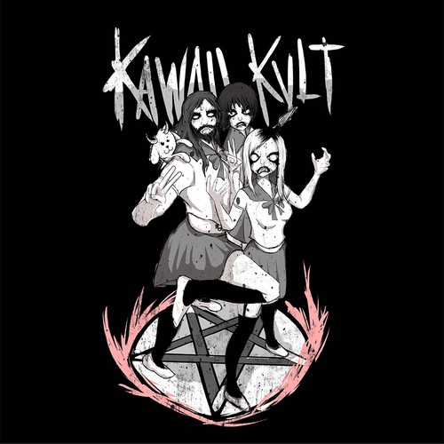 New kawaii metal shirt needed 'riffshop' | contest | 99designs